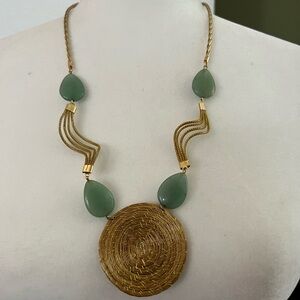 Artisan Made 20” Necklace With 2” Medallion